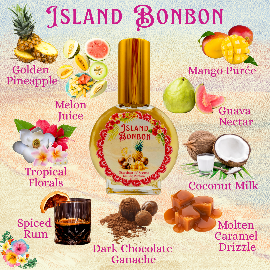 Island Bonbon — Tropical Gourmand Perfume with Pineapple & Coconut