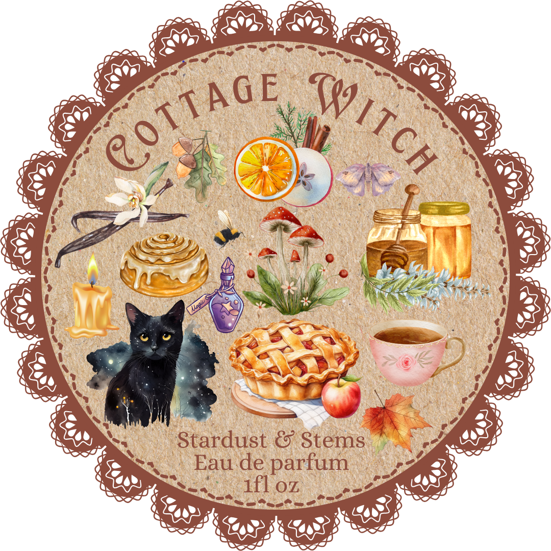 Cottage Witch Perfume – Cinnamon Pastry, Orchard Apple & Oakwood