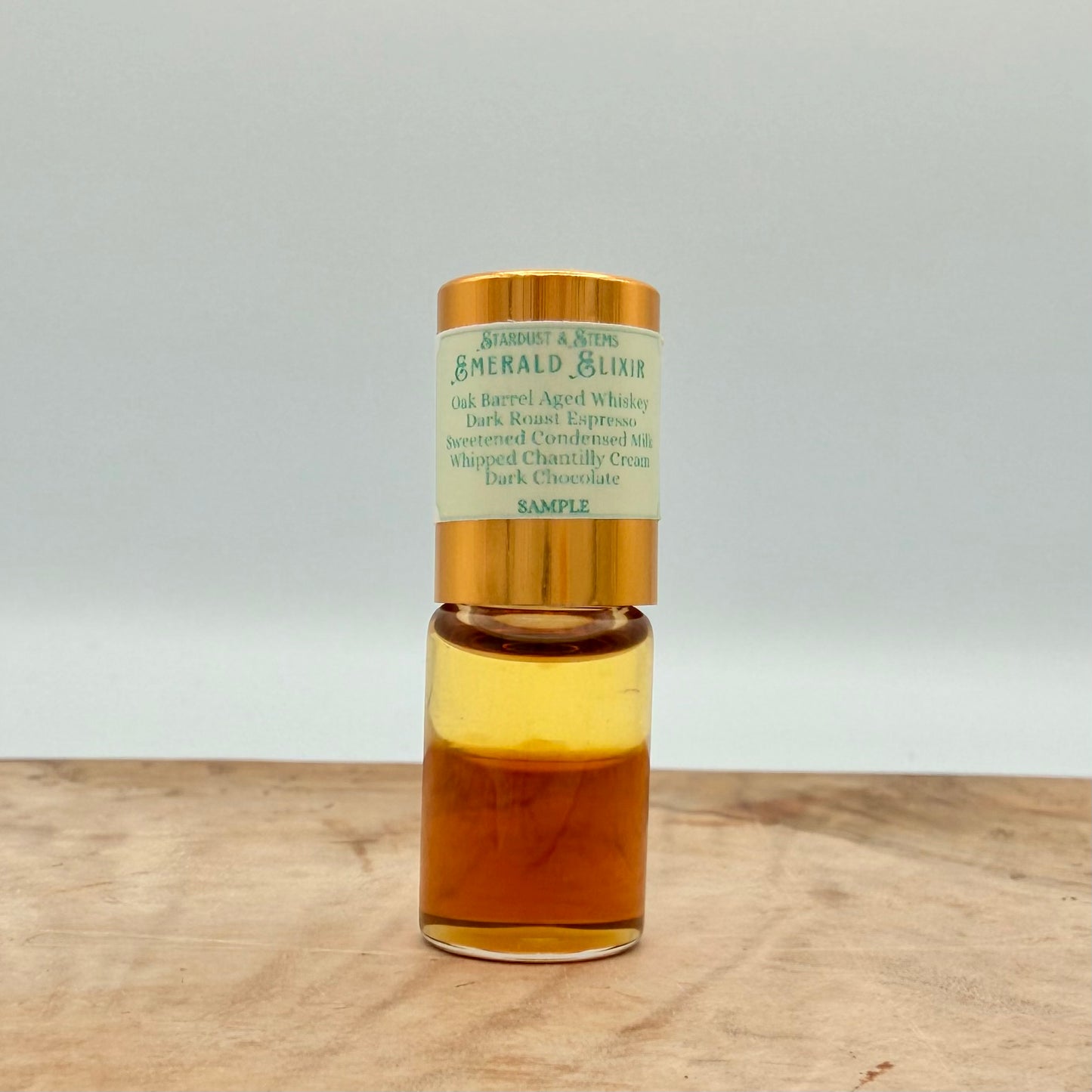 EMERALD ELIXIR Gourmand Irish Cream Perfume- Barrel Aged Whiskey, Dark Roast Espresso, Sweetened Condensed Milk, Whipped Chantilly Cream, Dark Chocolate