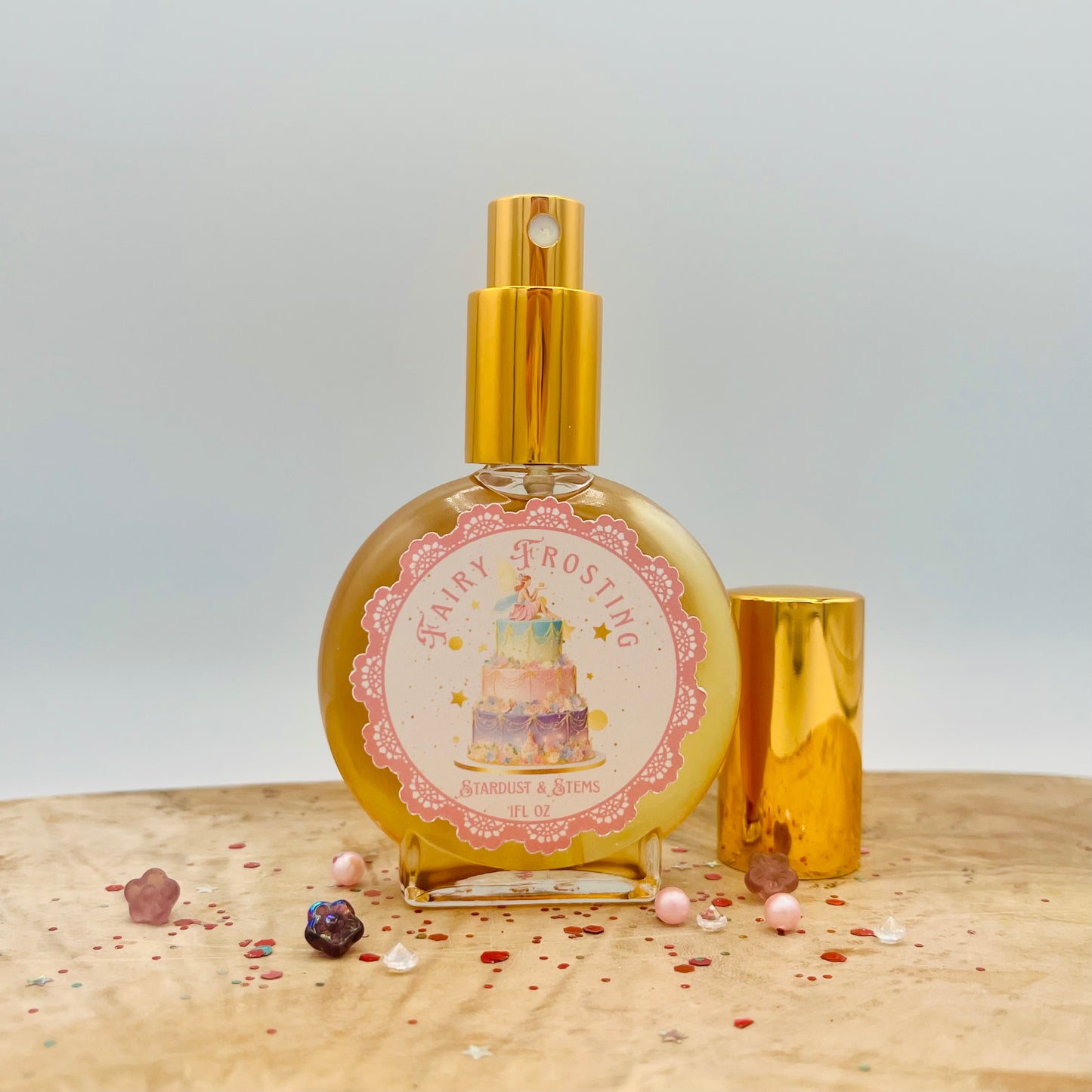 FAIRY FROSTING- Confectionary Sugar, Meyer Lemon & Honey Marmalade, Pink Peppercorn, Vanilla Bean, Crème Caramel, Marshmallow Fluff, Heavy Cream, Fresh Milled Butter