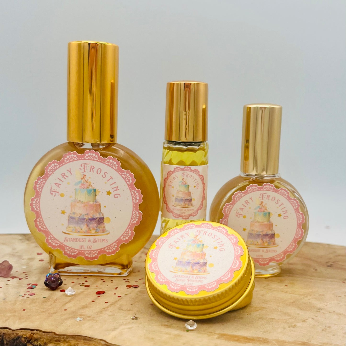 FAIRY FROSTING- Confectionary Sugar, Meyer Lemon & Honey Marmalade, Pink Peppercorn, Vanilla Bean, Crème Caramel, Marshmallow Fluff, Heavy Cream, Fresh Milled Butter