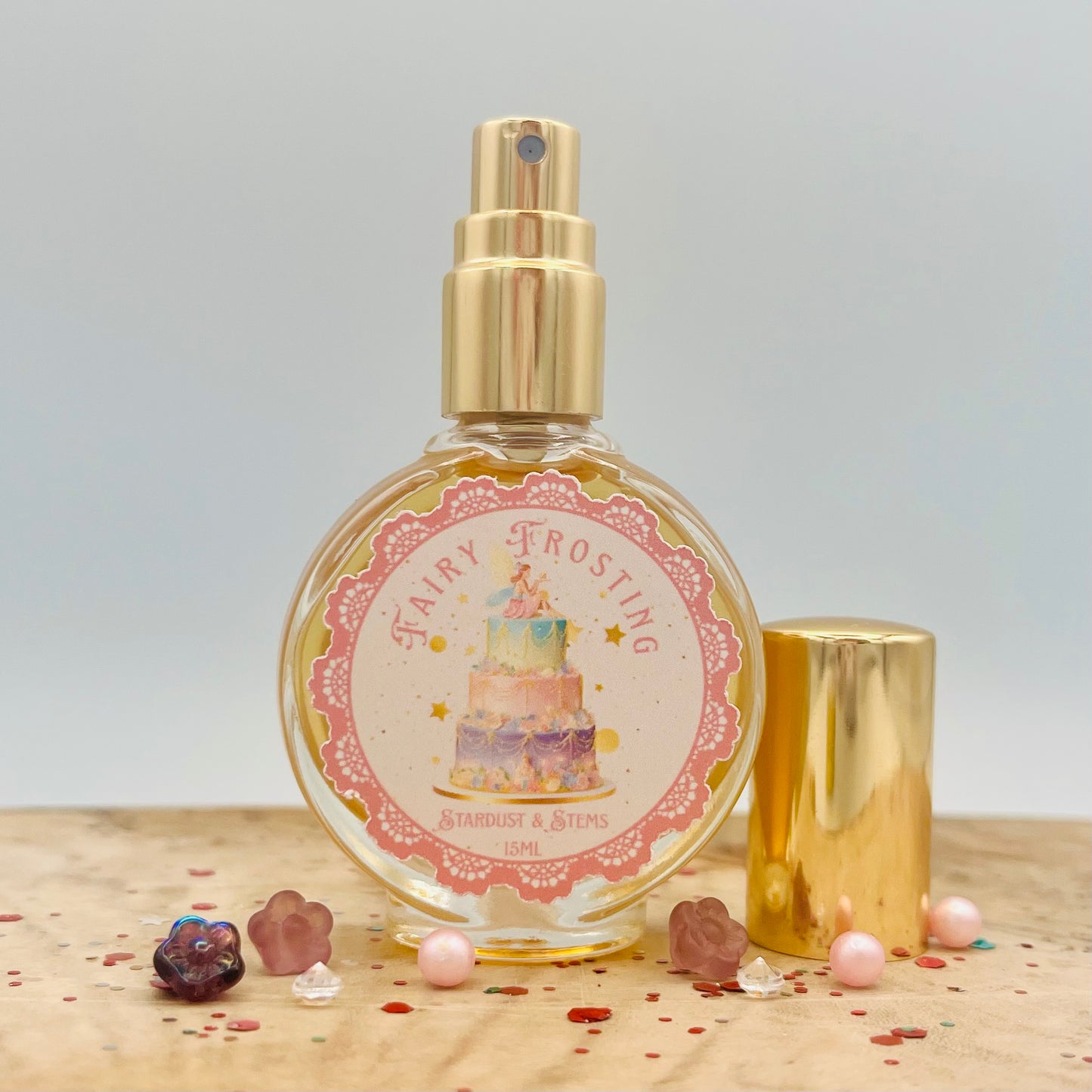 FAIRY FROSTING- Confectionary Sugar, Meyer Lemon & Honey Marmalade, Pink Peppercorn, Vanilla Bean, Crème Caramel, Marshmallow Fluff, Heavy Cream, Fresh Milled Butter