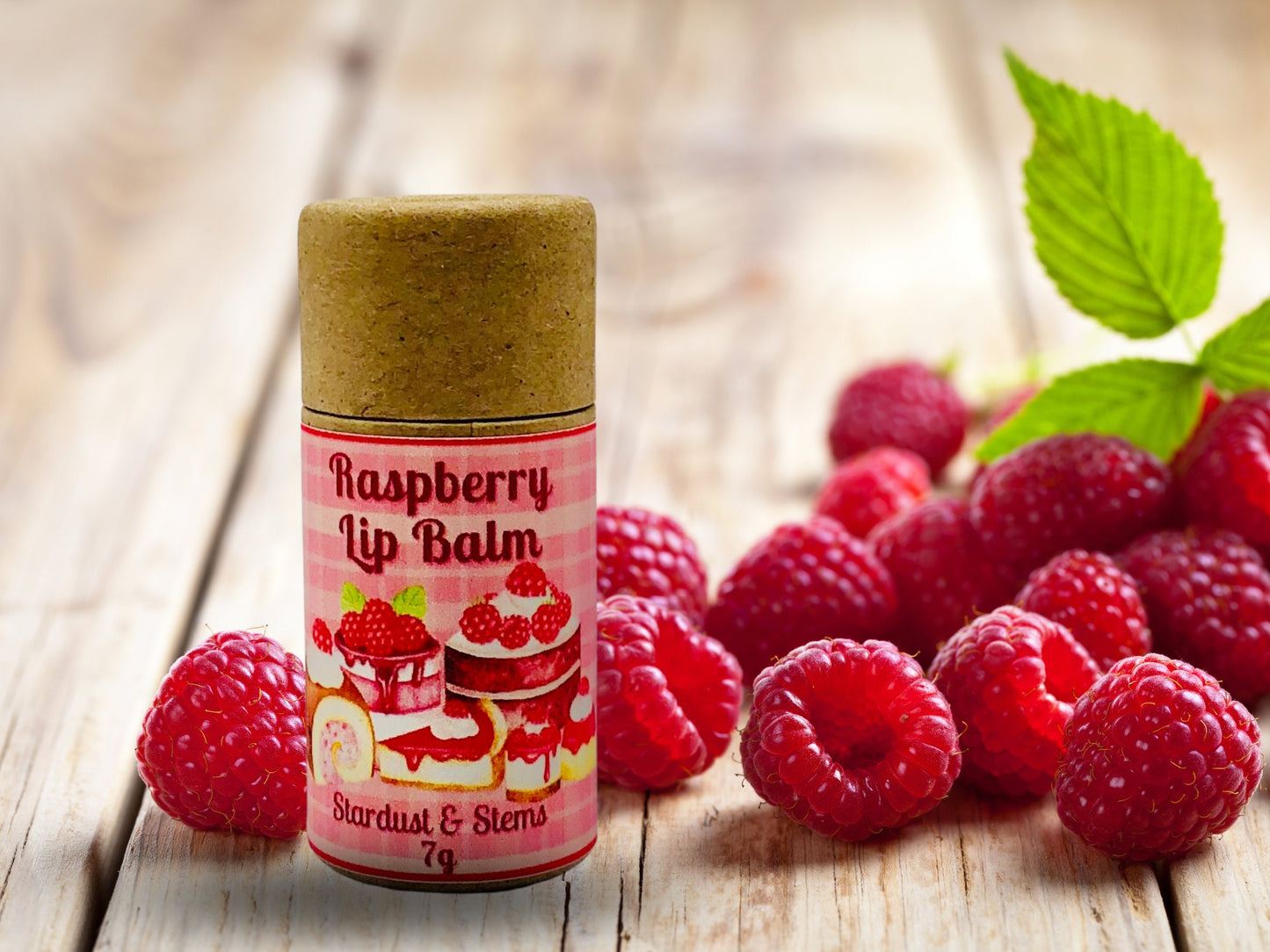 RASPBERRY LIP BALM Raw Mango Butter Lip Balm Biodegradable Lip Balm Party Lip Balm Dry Zero Waste Lip Balm Paper Tube Lip Balm Non Synthetic