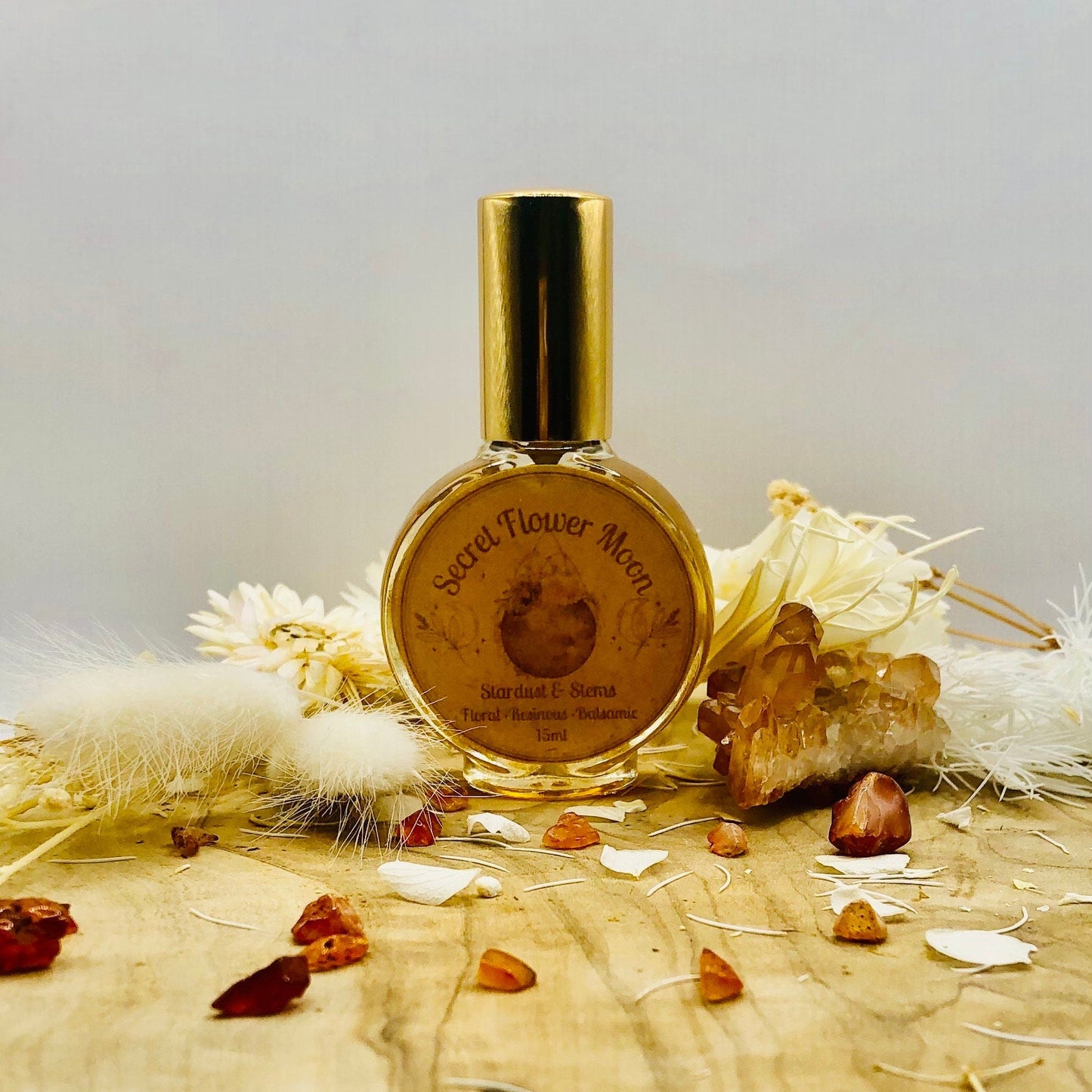 Secret Flower Moon Essential Oil Perfume for Release and Transformation, Moon Magic Herbs & Oils, Scorpio Witchy Things, Indie Dark Academia