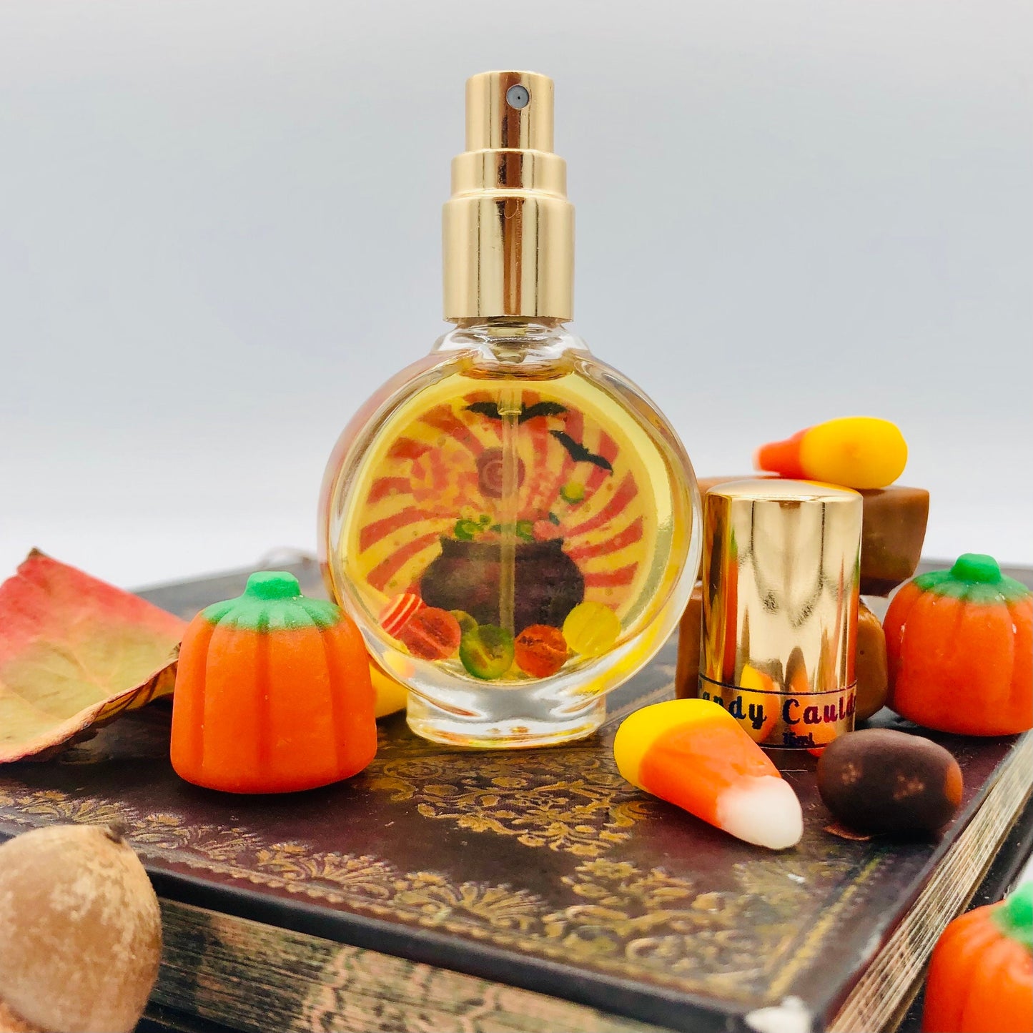 CANDY CAULDRON Enchanted Halloween Fall Perfume, Marshmallow & Cocoa, Witchy Indie Scents, Natural Fragrance Oils for Seasonal Autumn Magick
