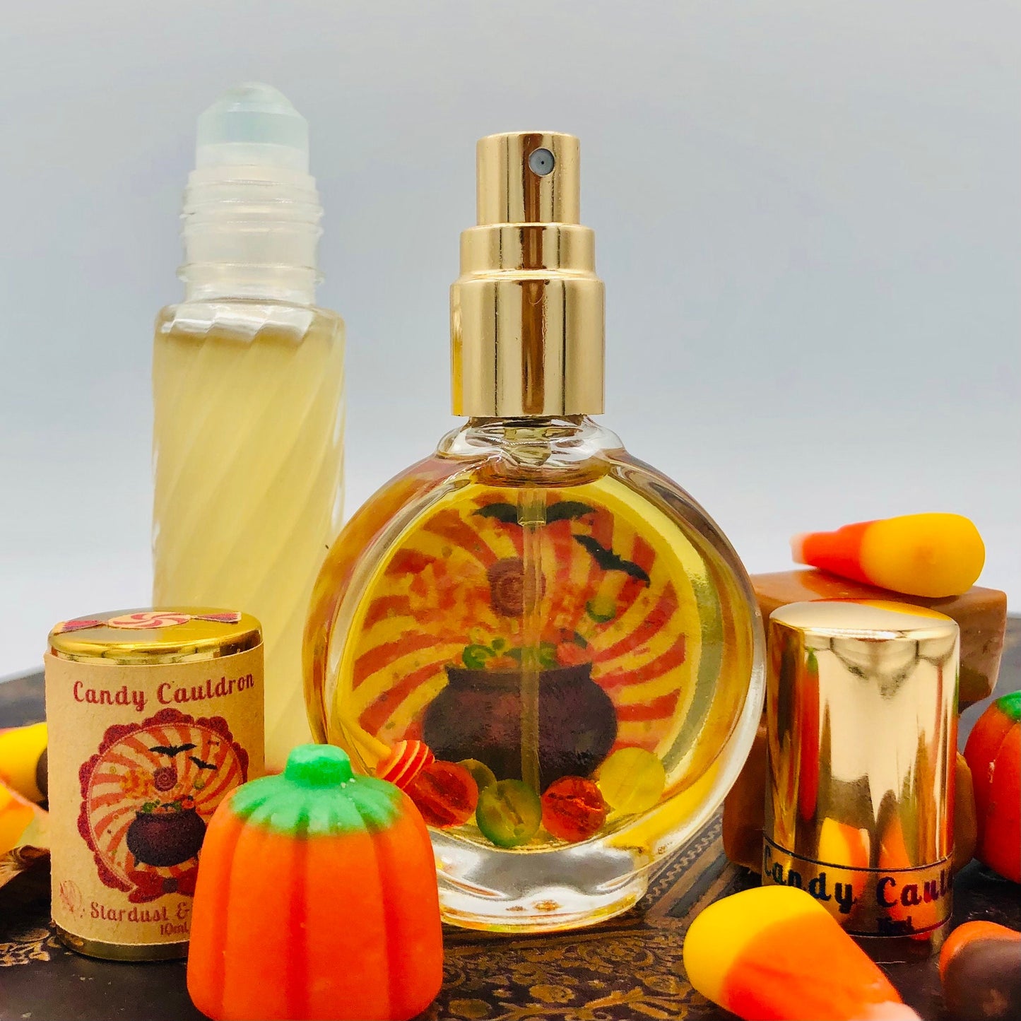 CANDY CAULDRON Enchanted Halloween Fall Perfume, Marshmallow & Cocoa, Witchy Indie Scents, Natural Fragrance Oils for Seasonal Autumn Magick