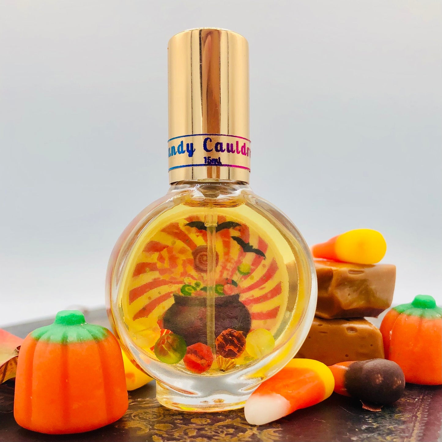 CANDY CAULDRON Enchanted Halloween Fall Perfume, Marshmallow & Cocoa, Witchy Indie Scents, Natural Fragrance Oils for Seasonal Autumn Magick