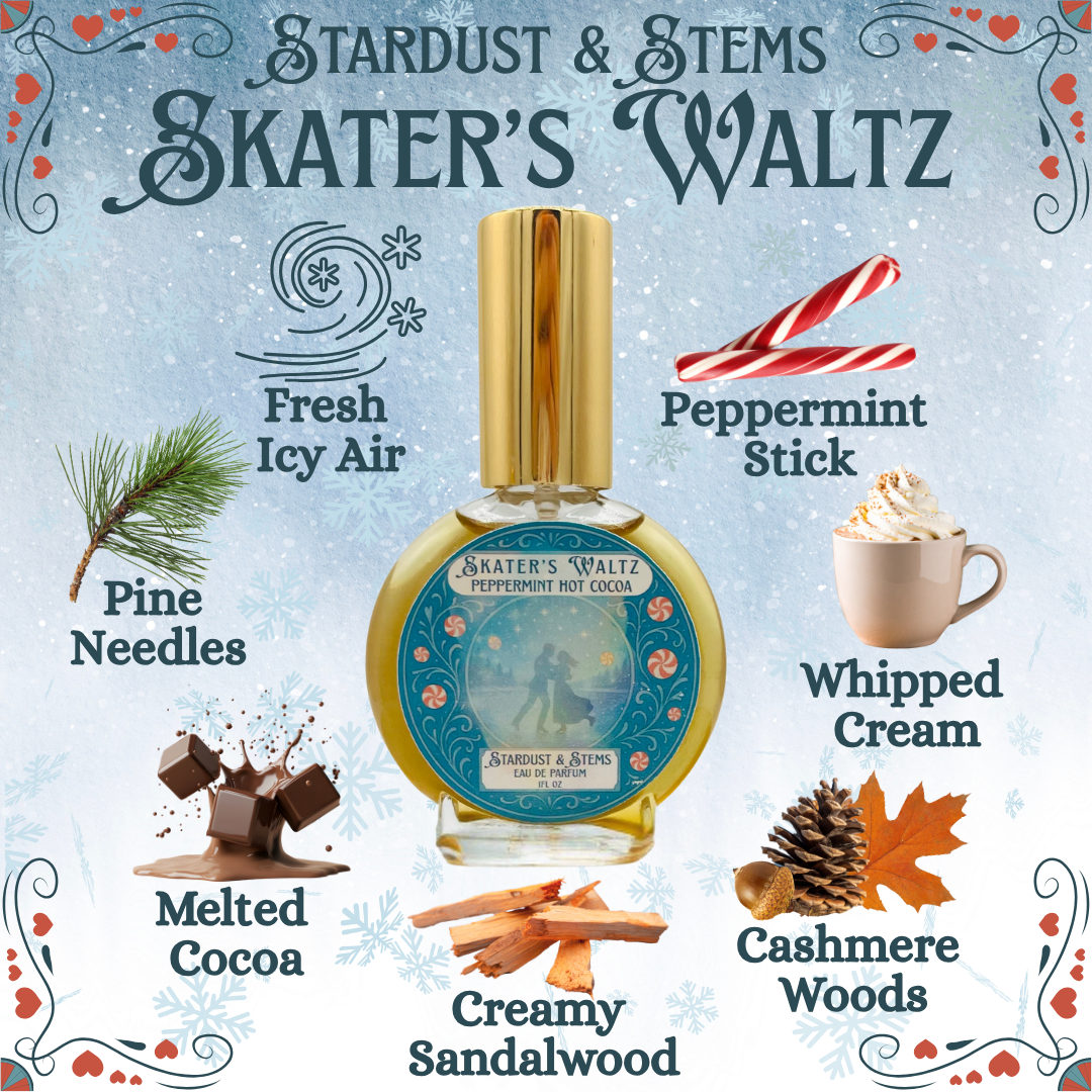 SKATER'S WALTZ – Winter Perfume • Peppermint Hot Cocoa • Frosty Gourmand Woods