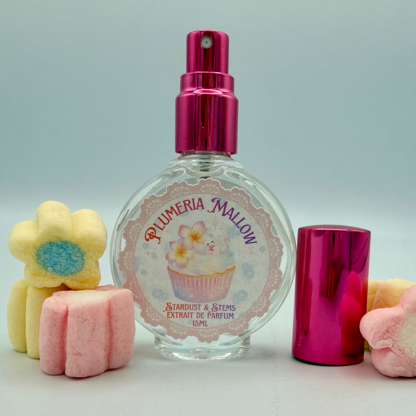 Plumeria Mallow Perfume – Sugared Plumeria, Vanilla Marshmallow & Soft Cashmere Woods