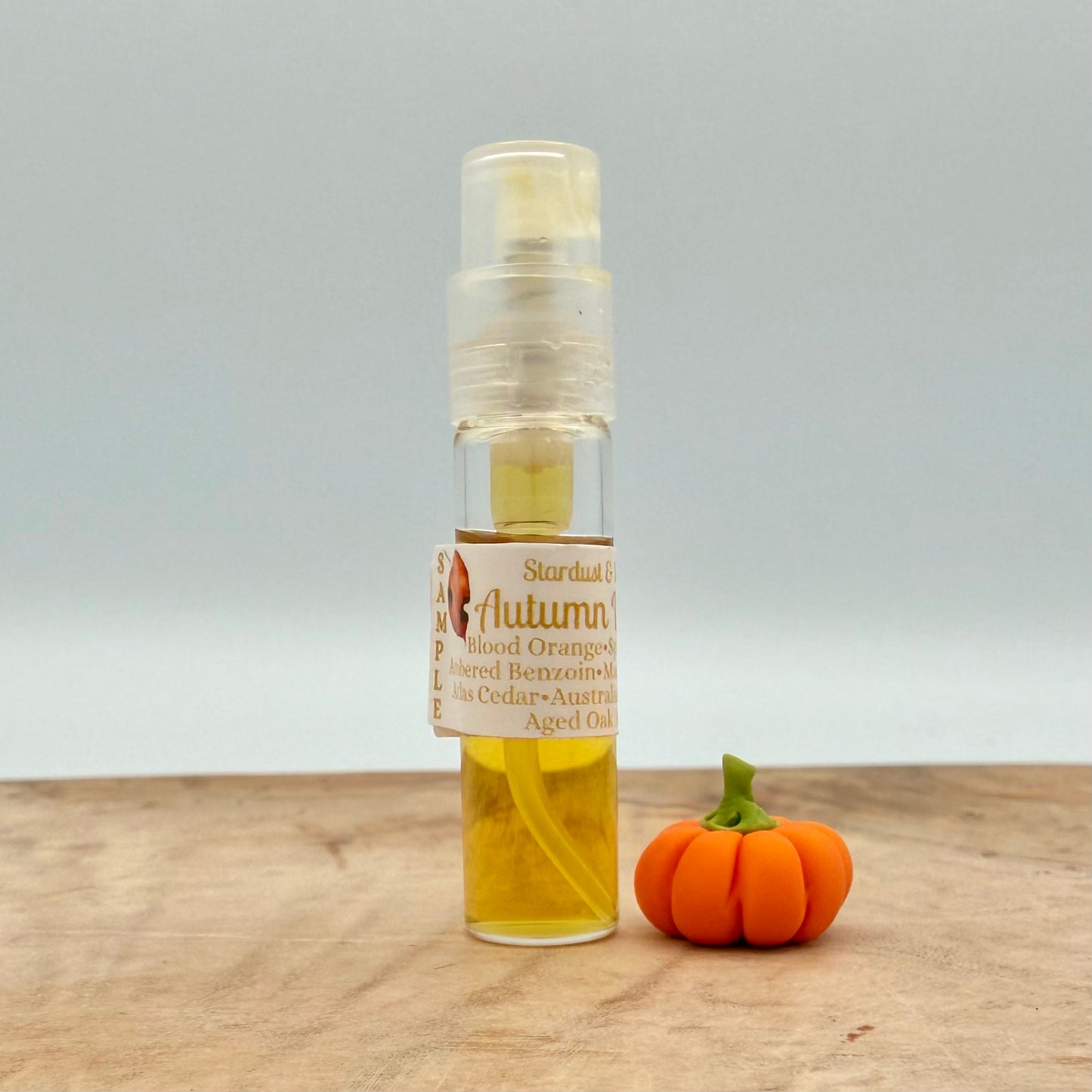 AUTUMN LEAVES- Blood Orange, Spiced Clove, Ambered Benzoin, Atlas Cedar, Australian Sandalwood, Madagascar Vanilla, Aged Oak Moss