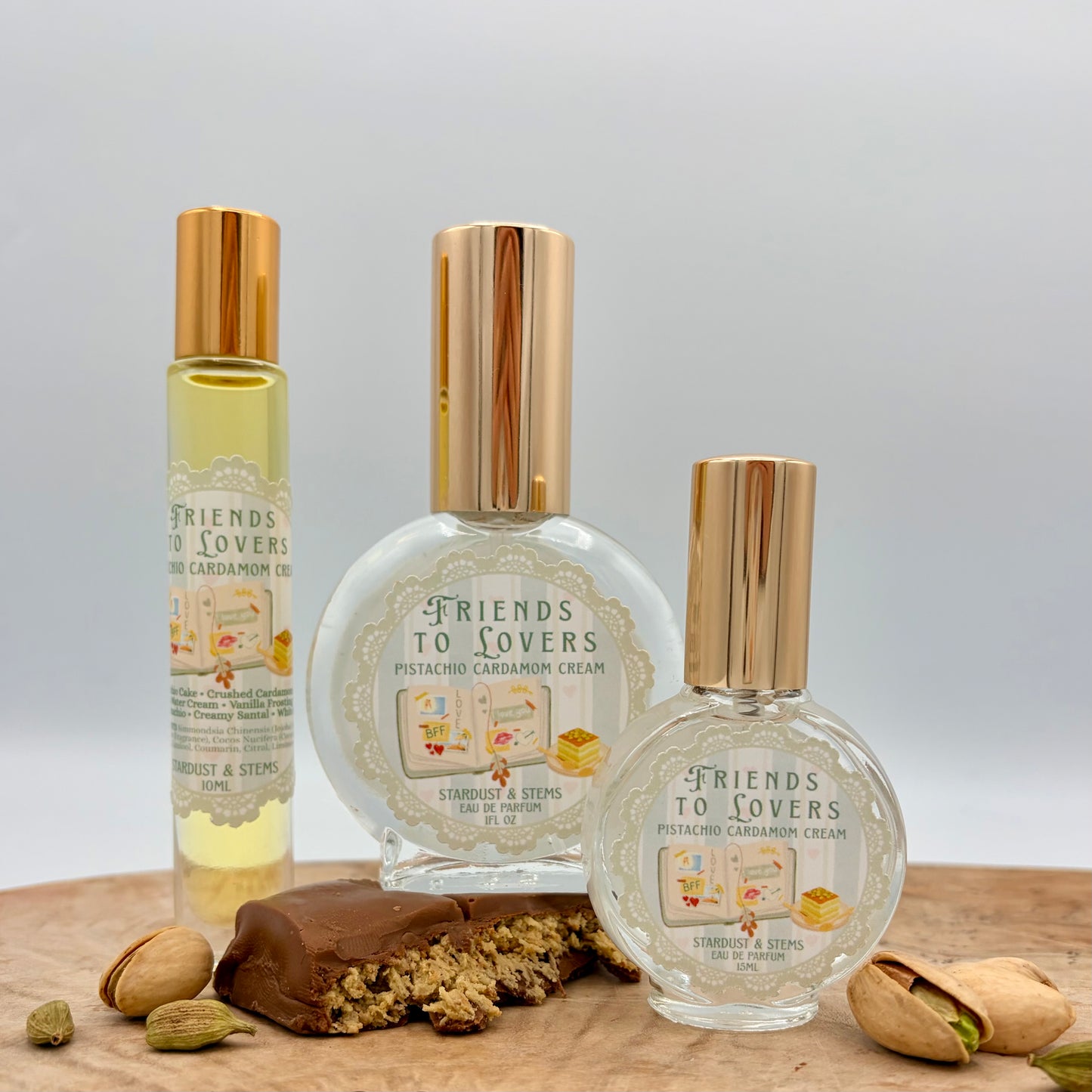 Friends to Lovers | Pistachio Cardamom Cream Perfume | Romance Readers Collection Chapter Two | Eau de Parfum