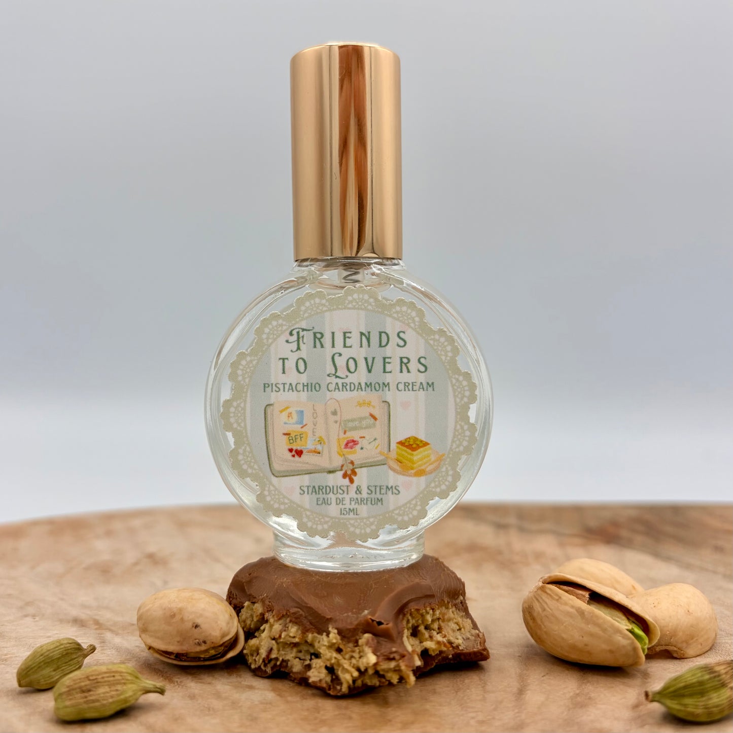 Friends to Lovers | Pistachio Cardamom Cream Perfume | Romance Readers Collection Chapter Two | Eau de Parfum