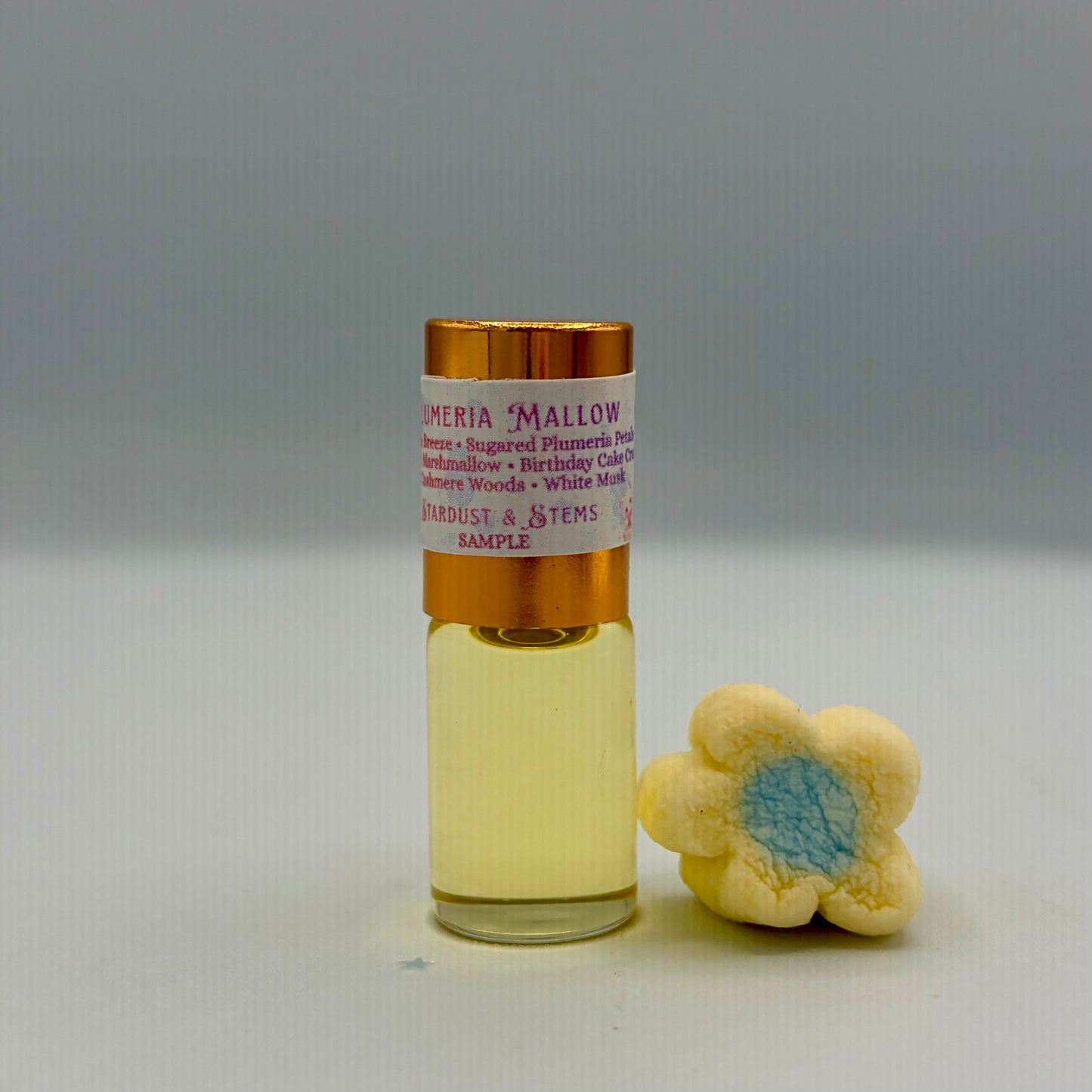 Plumeria Mallow Perfume – Sugared Plumeria, Vanilla Marshmallow & Soft Cashmere Woods