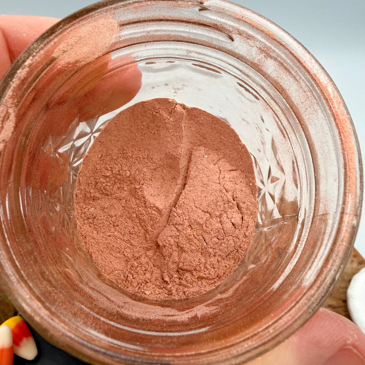 ALL HALLOWS' EVE BEWITCHING POWDER- Shimmering Gold Bronzer with Real Pumpkin Spice for Autumn, Fall & Halloween