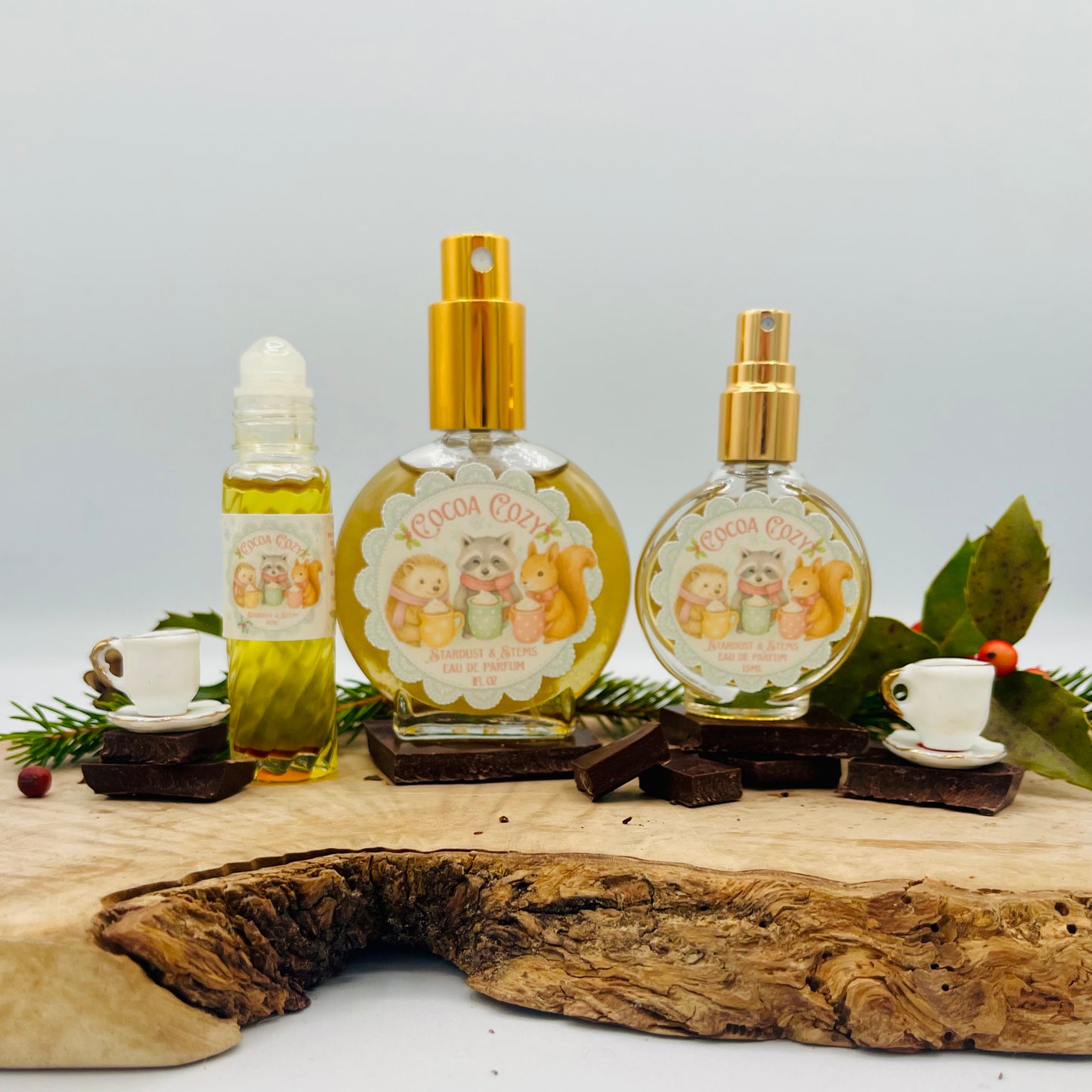 COCOA COZY- Hot Cocoa & Cashmere Woods Winter Gourmand Perfume