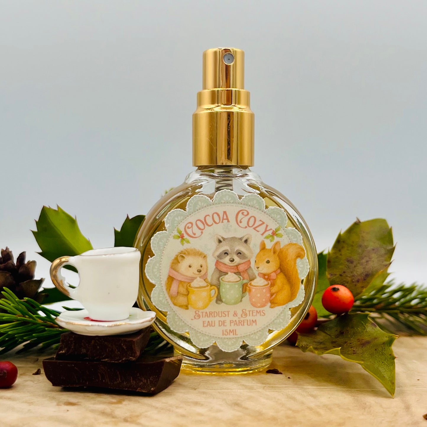 COCOA COZY- Hot Cocoa & Cashmere Woods Winter Gourmand Perfume