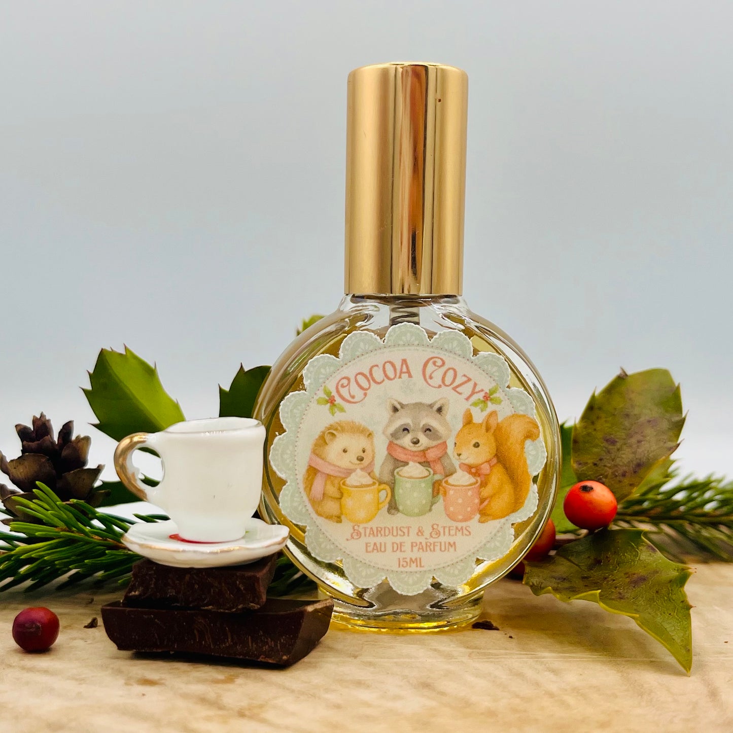 COCOA COZY- Hot Cocoa & Cashmere Woods Winter Gourmand Perfume