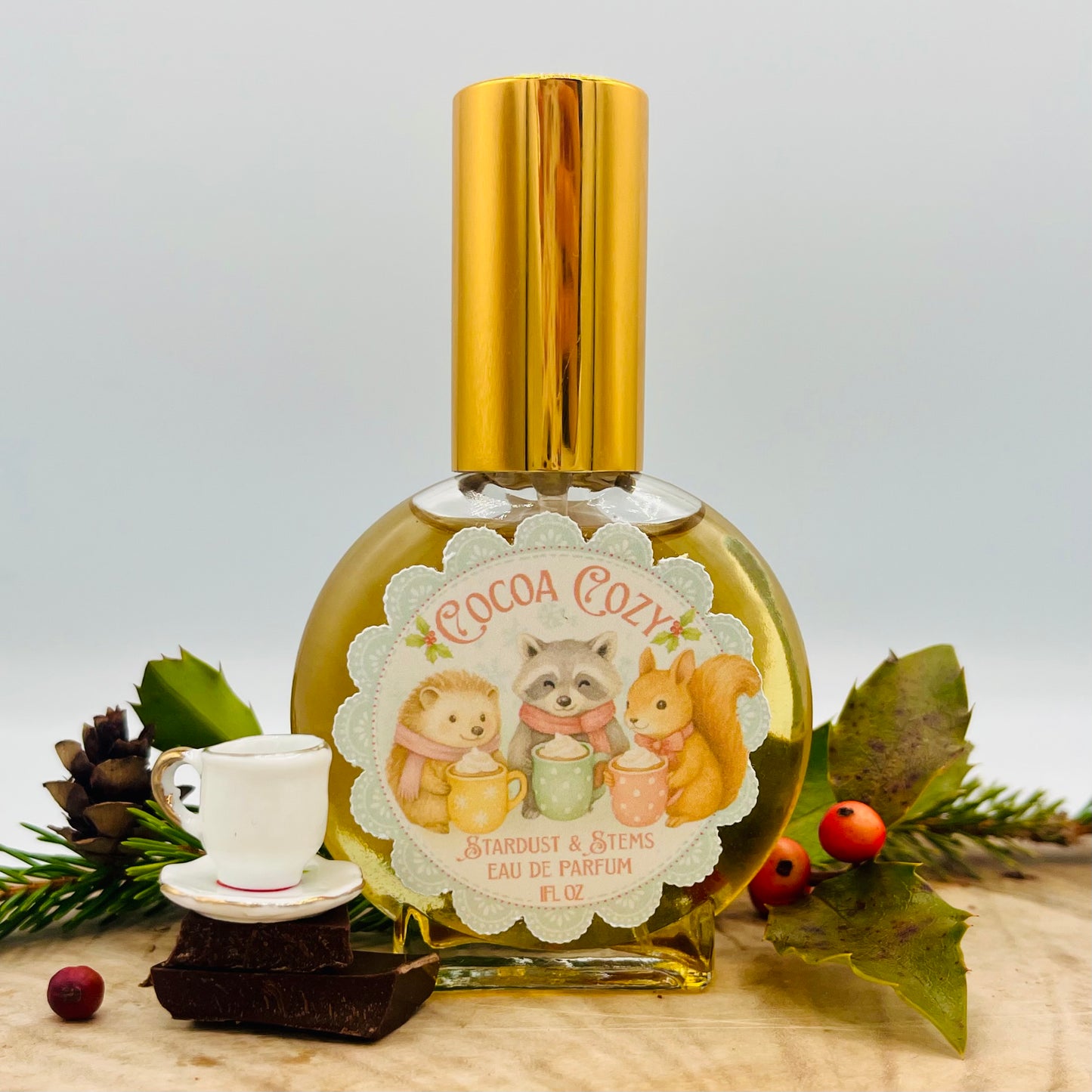 COCOA COZY- Hot Cocoa & Cashmere Woods Winter Gourmand Perfume