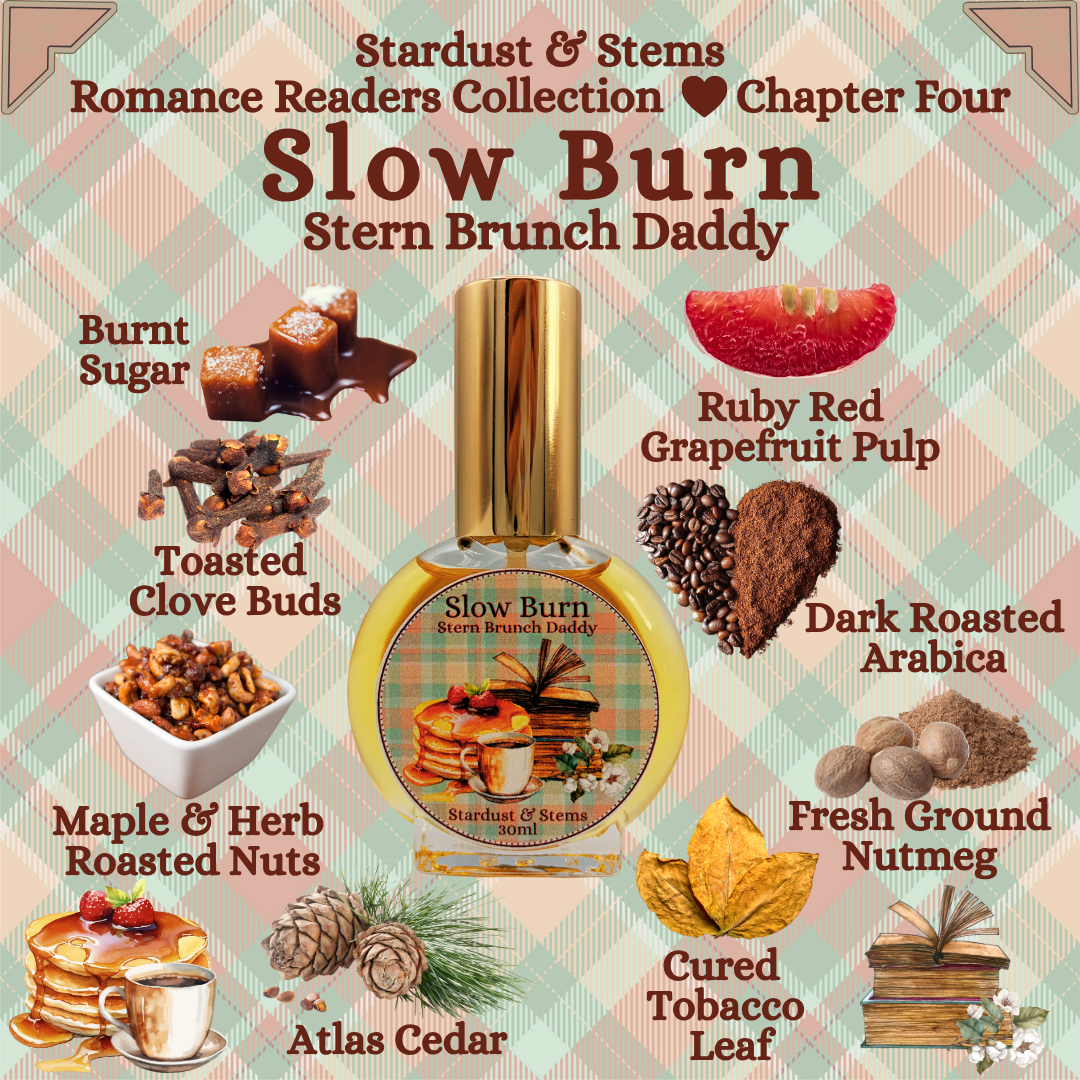 Slow Burn, Stern Brunch Daddy | Coffee Tobacco Perfume | Romance Readers Collection Chapter Four | Eau de Parfum