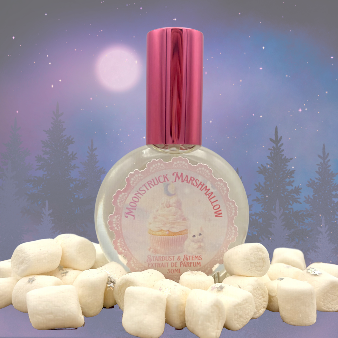 Moonstruck Marshmallow Perfume – Airy Vanilla Marshmallow, Whipped Milk & Soft Cashmere Woods