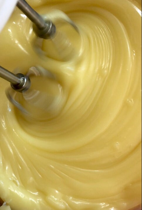 MOON BUTTER Raw Cocoa & Shea Butter Whipped Lotion, Calendula Infused Jojoba Oil, Organic, Handmade, Small Batch Sensitive Skin Moisturizer