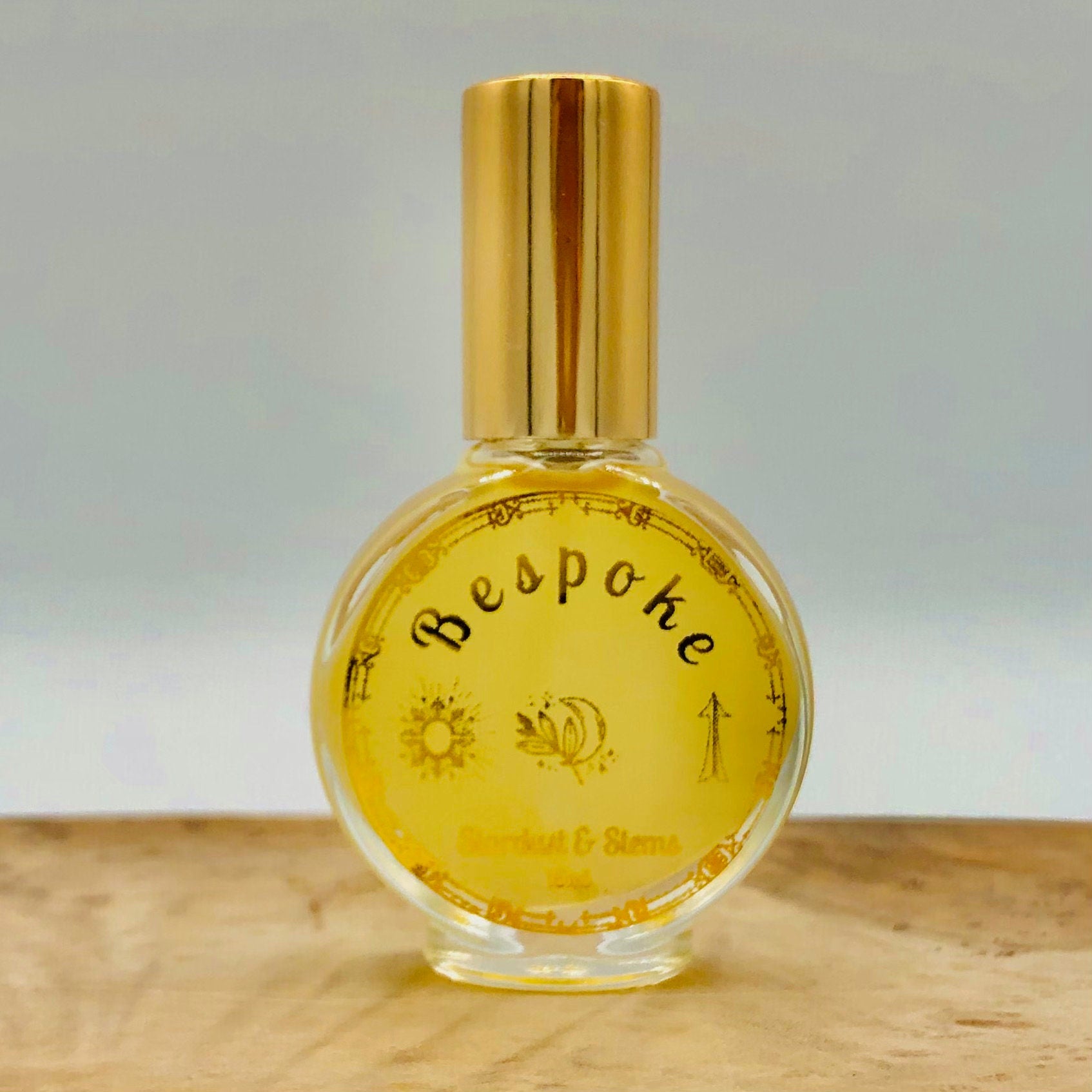 BESPOKE Custom Astrology Perfume- Signature Scent Based on Sun, Moon and Rising Sign, Natal Chart Fragrance, Big Three, Astrology Lover Gift