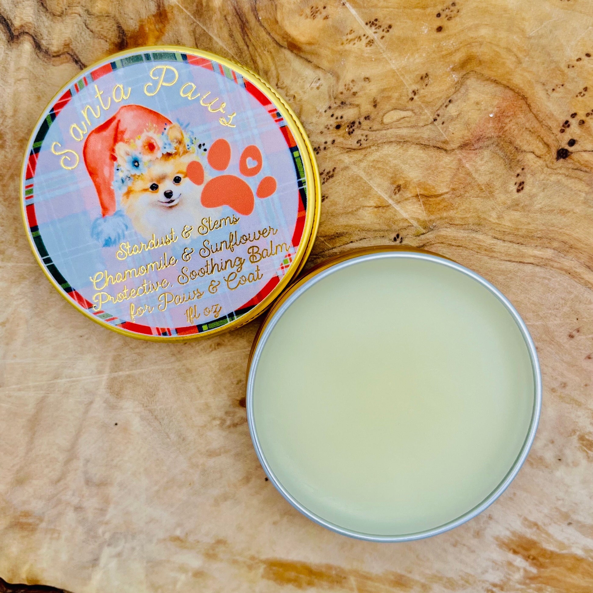 Dog Paw Balm Chamomile Sunflower, Paw Pad Care, Pet Wellness Supplies, Dog Grooming Supplies, All-purpose Stuff for Puppy, Adult, Senior Dog