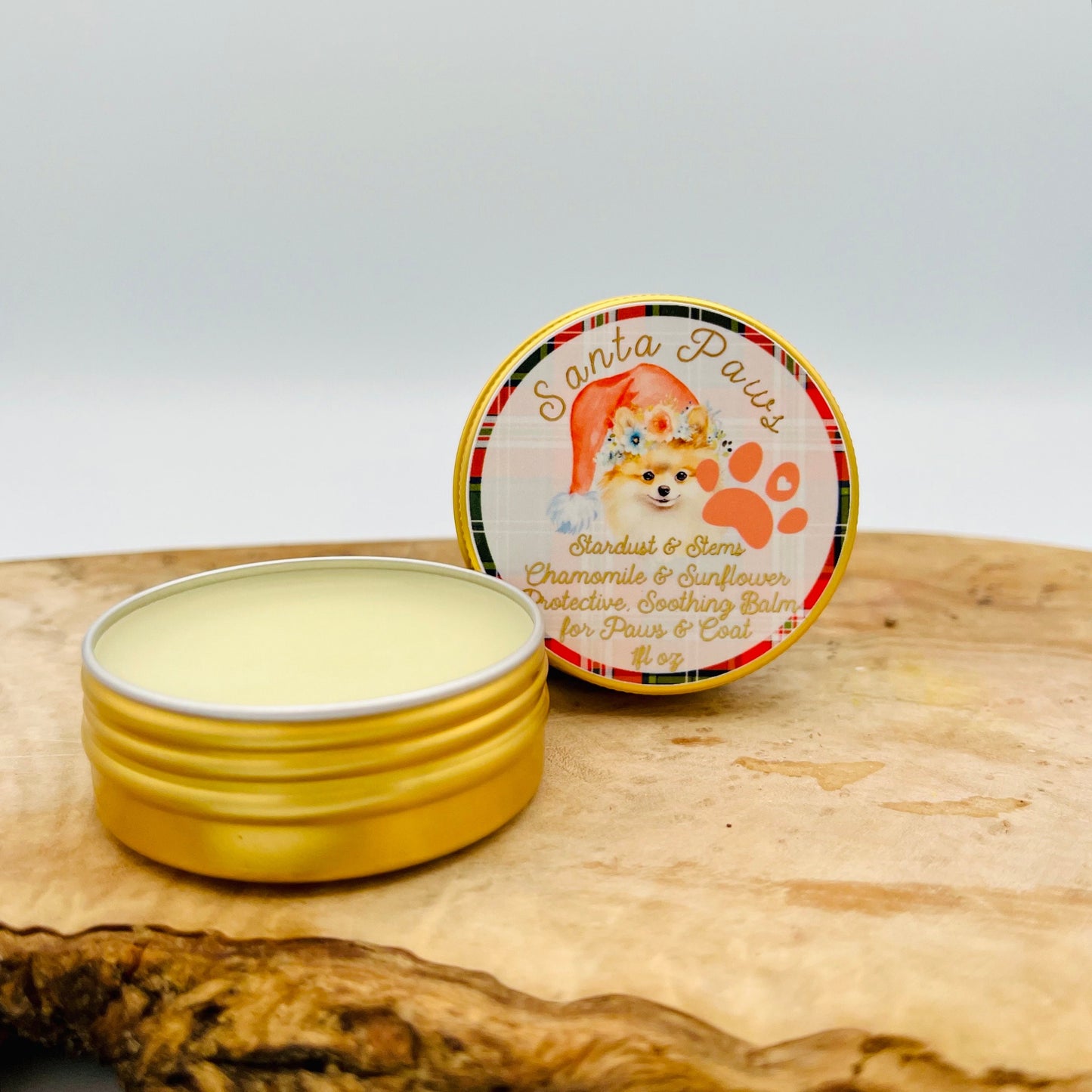 Dog Paw Balm Chamomile Sunflower, Paw Pad Care, Pet Wellness Supplies, Dog Grooming Supplies, All-purpose Stuff for Puppy, Adult, Senior Dog