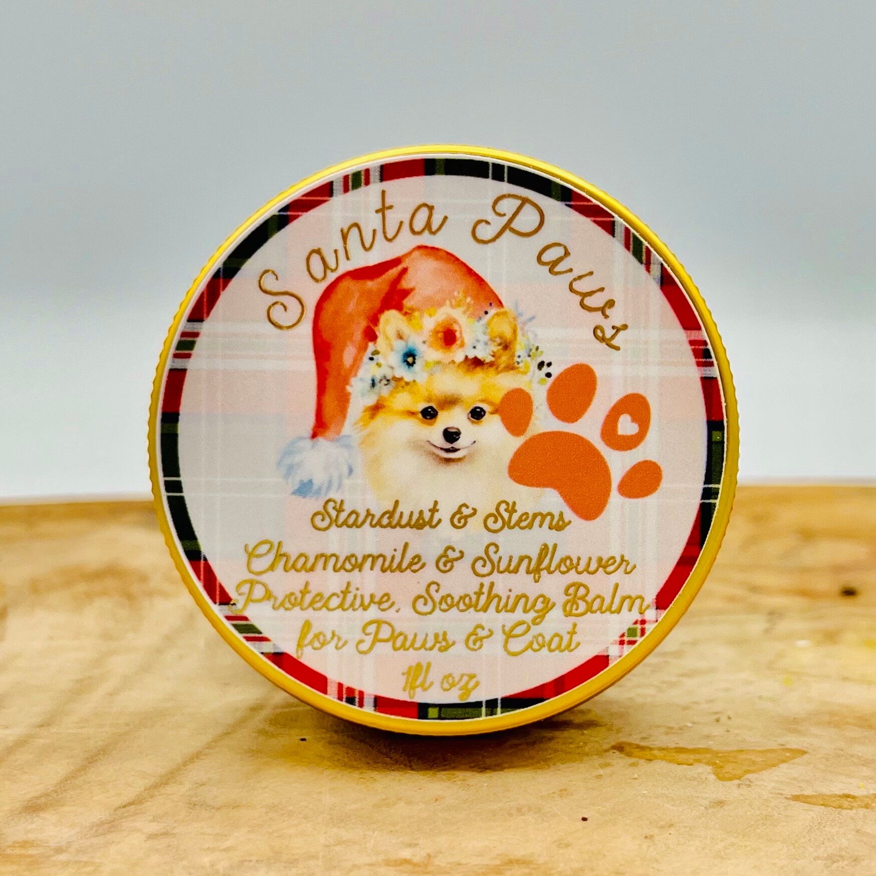 Dog Paw Balm Chamomile Sunflower, Paw Pad Care, Pet Wellness Supplies, Dog Grooming Supplies, All-purpose Stuff for Puppy, Adult, Senior Dog