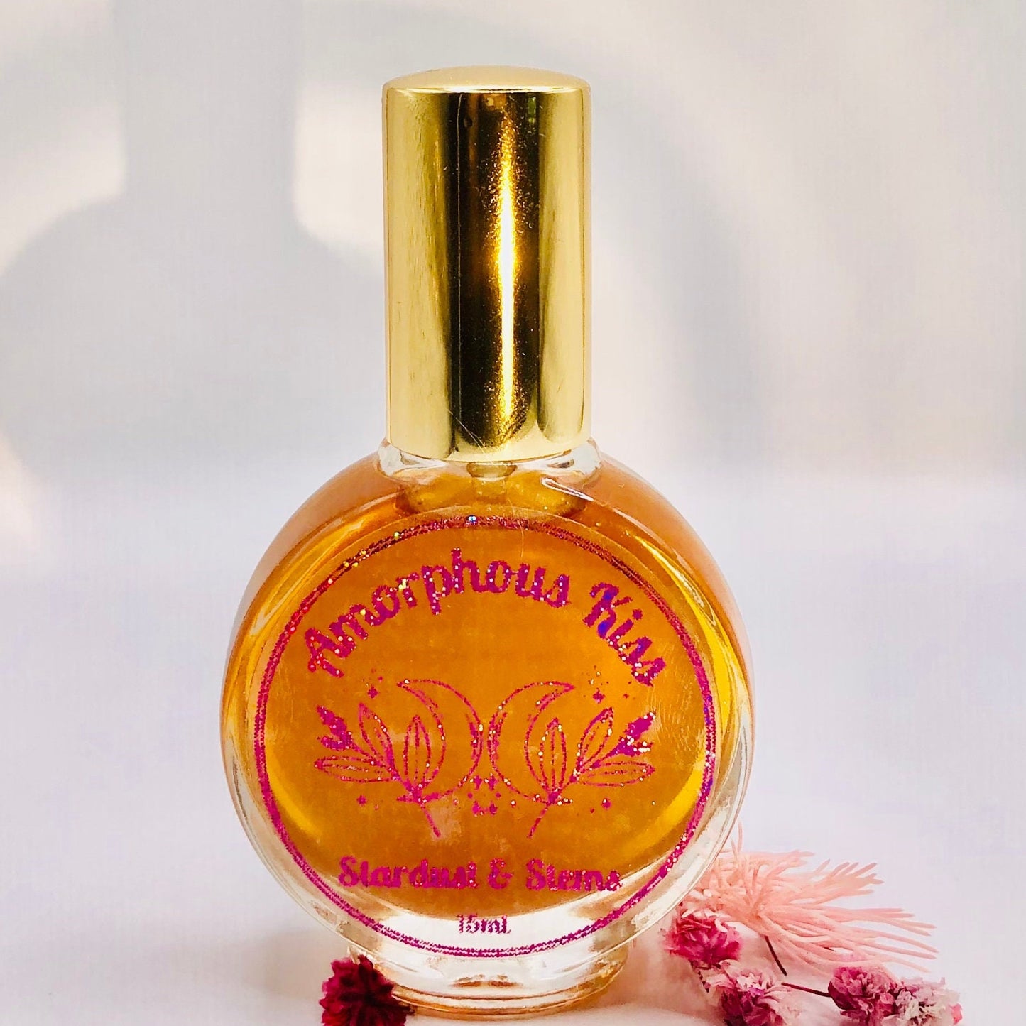 AMORPHOUS KISS Celestial Love Elixir Perfume Potion, Rose, Jasmine, Sandalwood and Vanilla, Venus & Jupiter's Influence of Love, Compassion