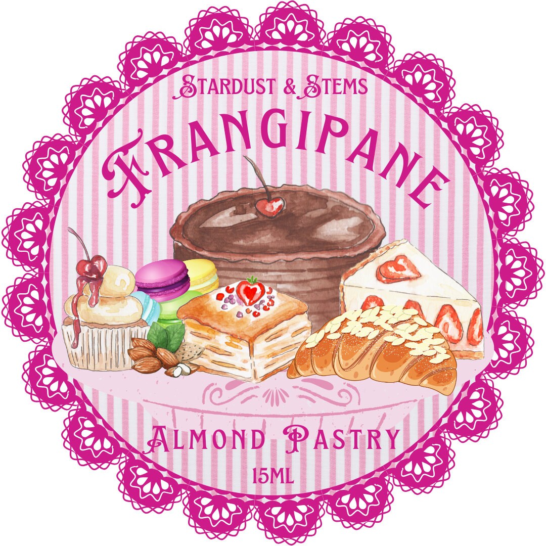 FRANGIPANE Almond Pastry Perfume, Creamy Gourmand Milky Sweet Scents, Cocoa Macaron Marzipane Vanilla Cookies Fragrance, Smells Like Dessert