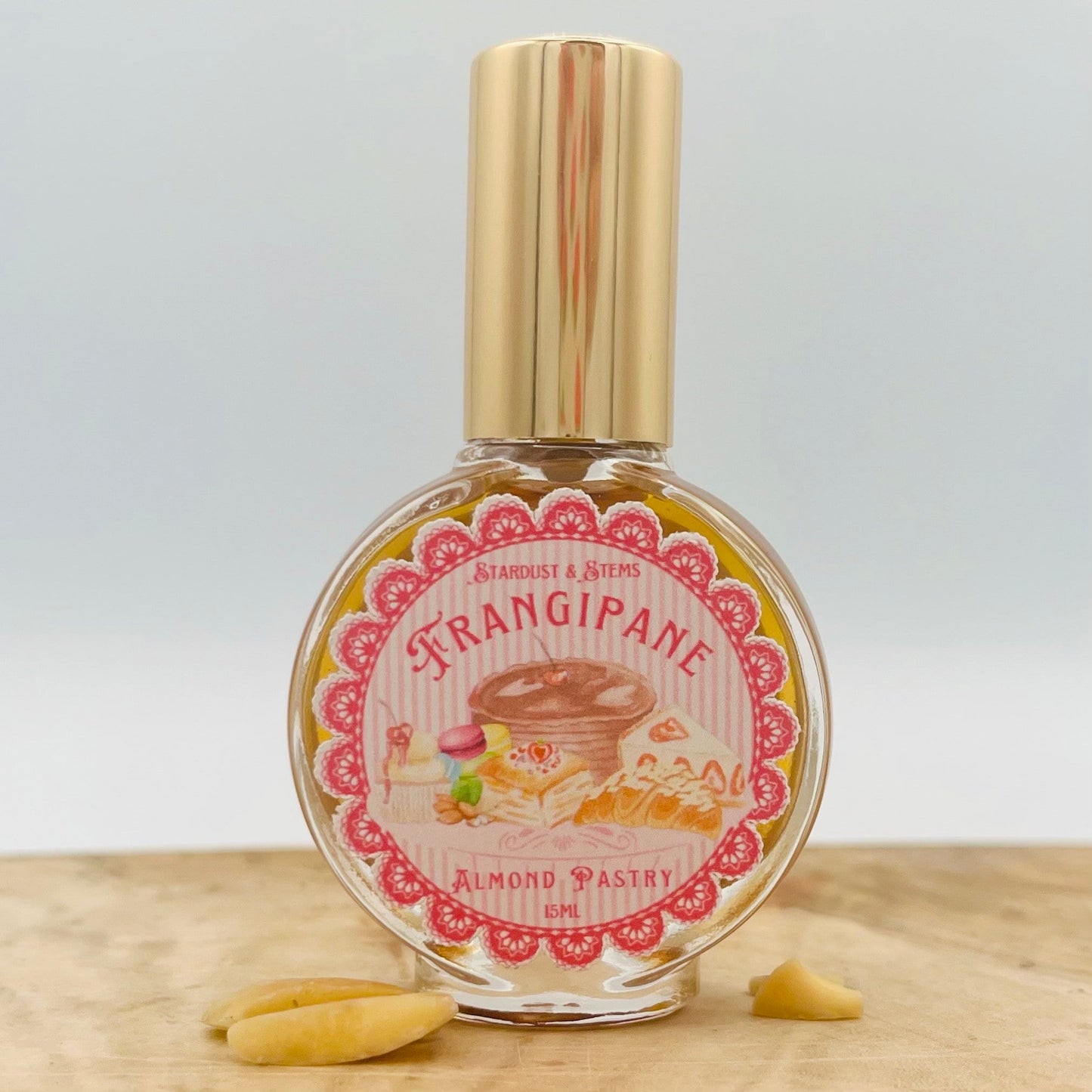 FRANGIPANE Almond Pastry Perfume, Creamy Gourmand Milky Sweet Scents, Cocoa Macaron Marzipane Vanilla Cookies Fragrance, Smells Like Dessert