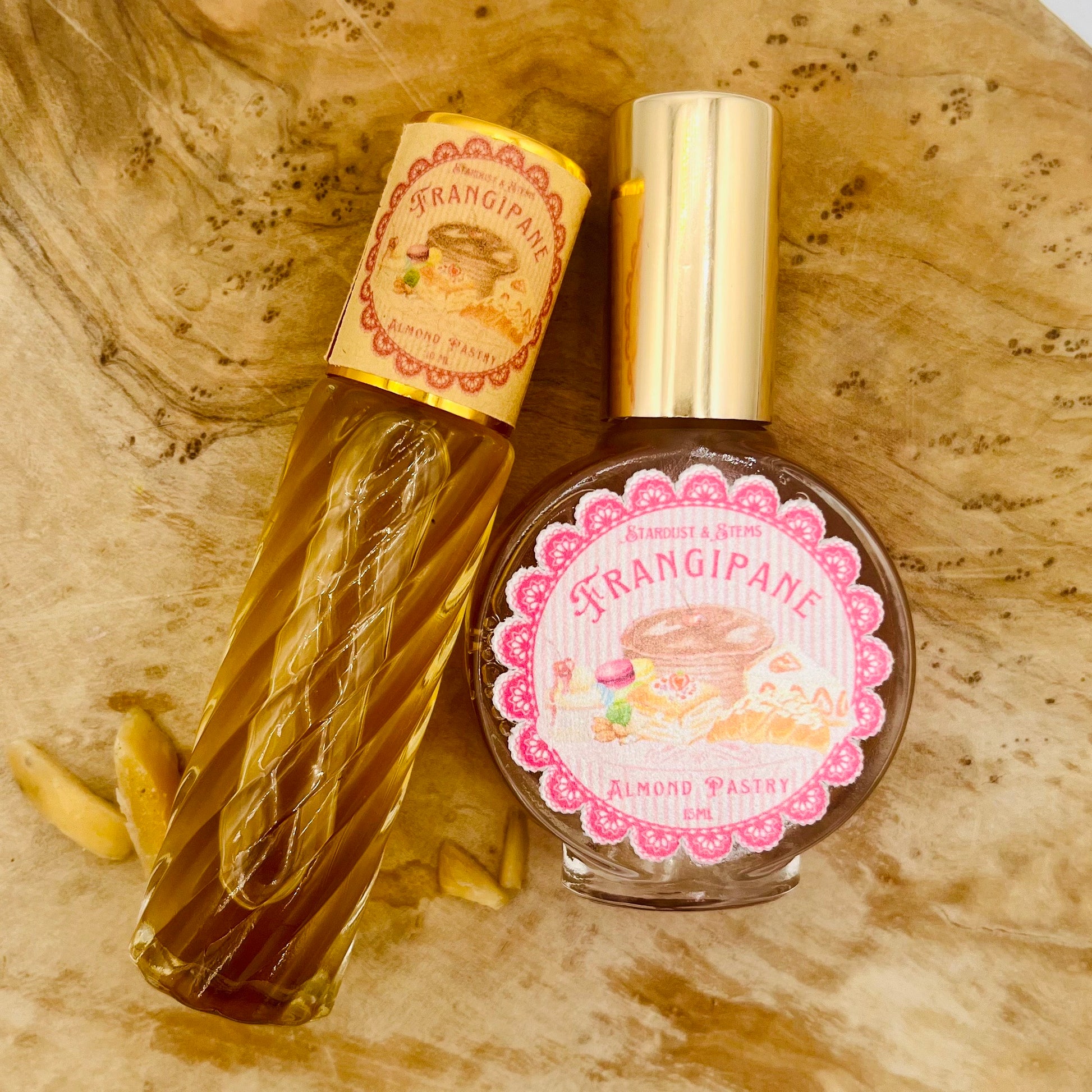 FRANGIPANE Almond Pastry Perfume, Creamy Gourmand Milky Sweet Scents, Cocoa Macaron Marzipane Vanilla Cookies Fragrance, Smells Like Dessert