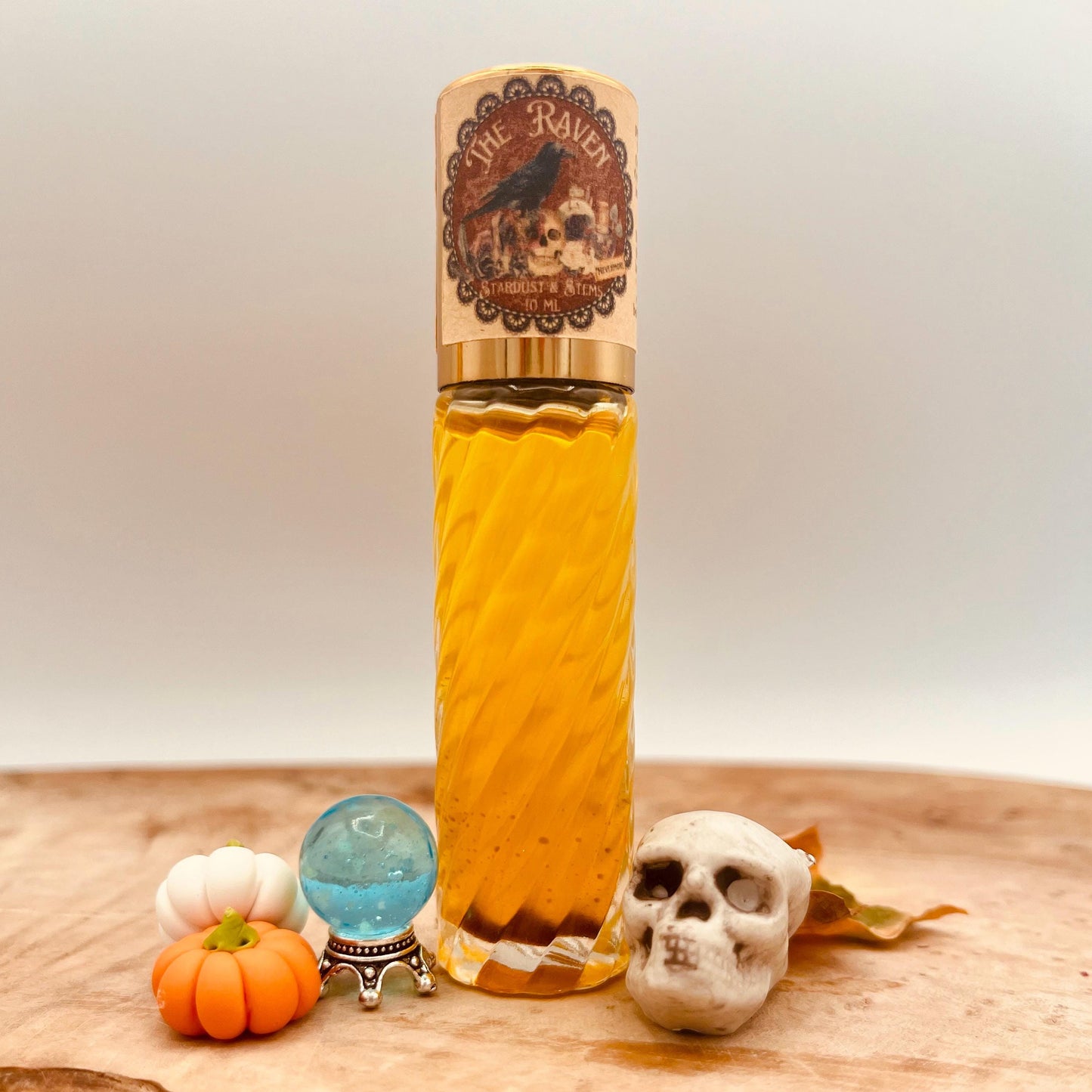 THE RAVEN PERFUME - Tobacco Vanille, Dried Rose, Brandy, Blood Orange, Oak Moss, Edgar Allen Poe, Dark Academia Witchy Fall Goth Fragrance